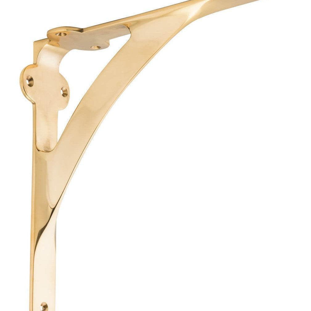 Classic Shelf Bracket - Unlacquered Brass Polished - Stylentdecor