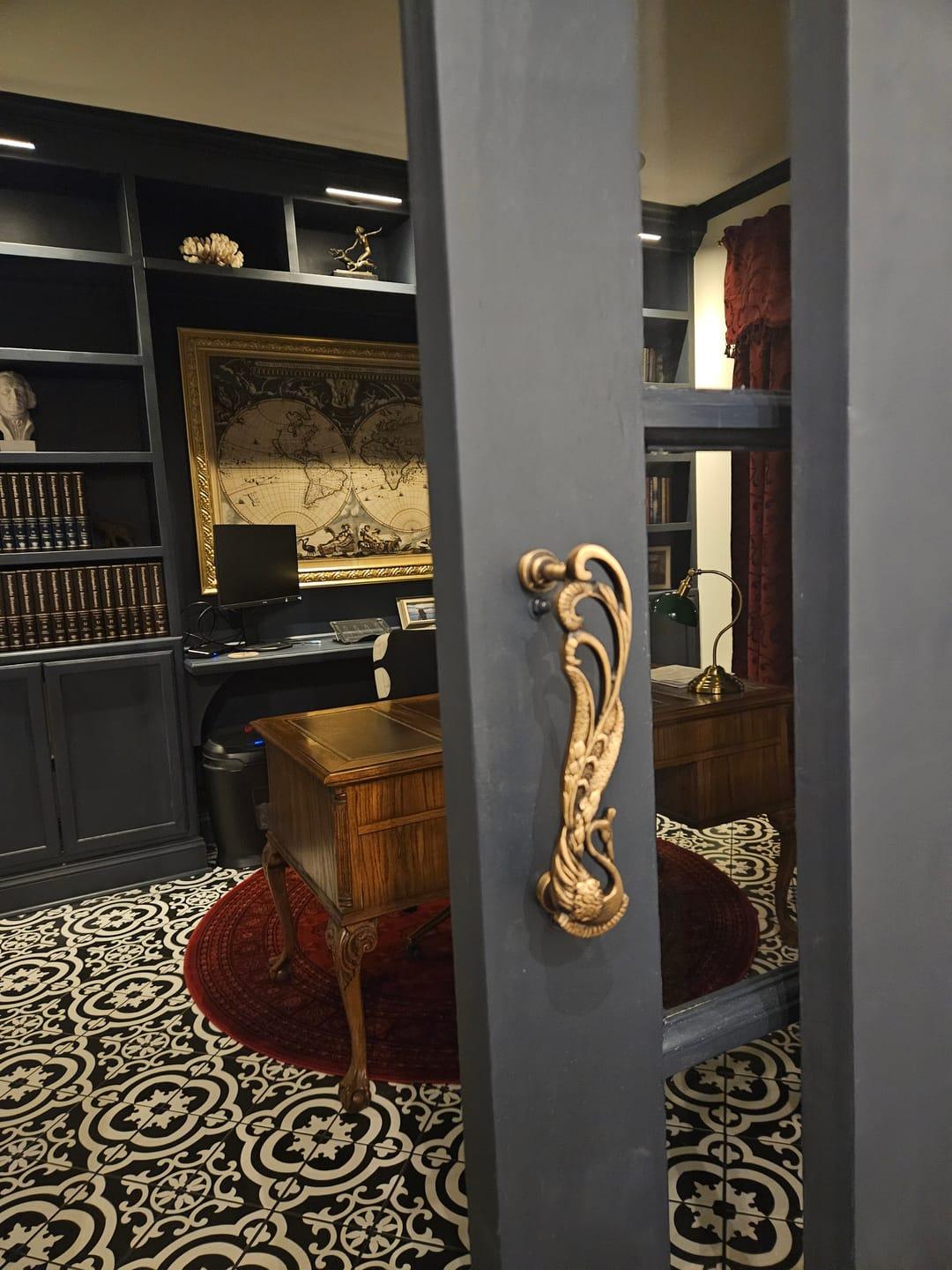 Brass Antique Peacock Door handle - Stylentdecor