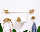 Brass Bird Towel Rack - Polished Finish - Stylentdecor