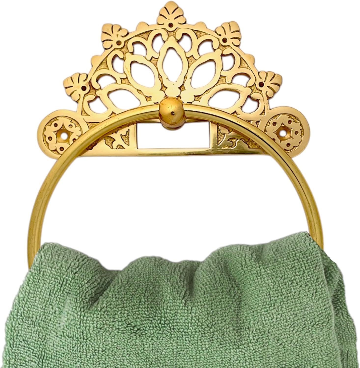 Elevate Your Bathroom Decor with Brass & Antique Towel Rings from Stylent Decor