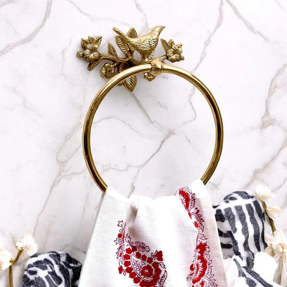 Upgrading Your Bathroom: Adding a Brass Towel Ring for a Touch of Elegance - Stylentdecor