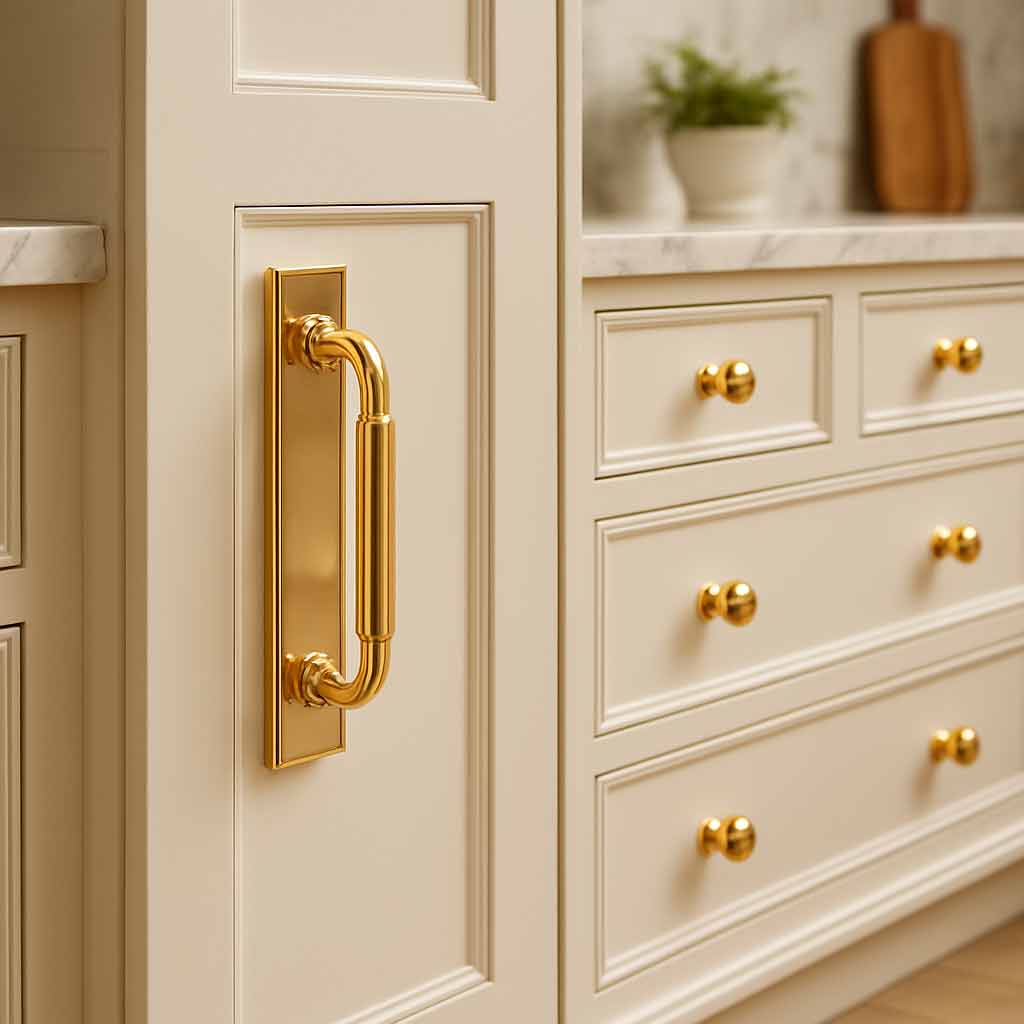 Make Your Interiors Glamorous with Classy Brass Cabinet Hardware