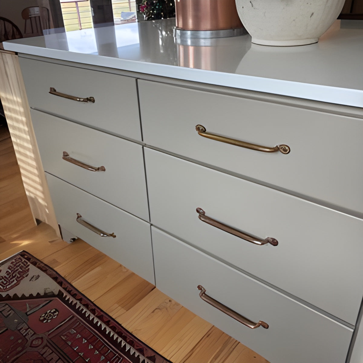 Easy Ways to Refresh Cabinets Using Vintage Brass Cabinet Pulls