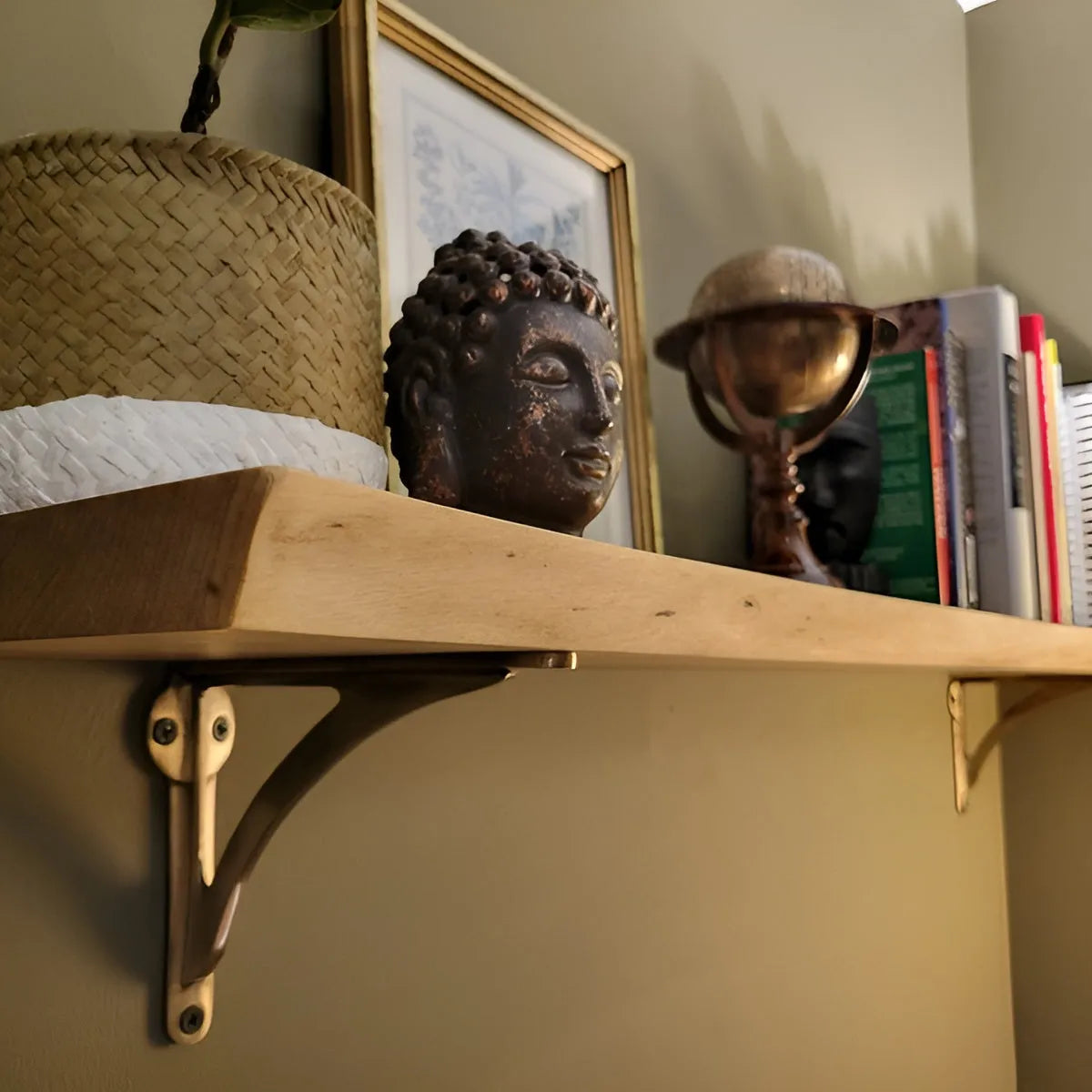 Enhance Your Interiors with Timeless Elegance Using Brass Shelf Brackets