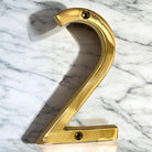 4 inch Brass House Number - 2