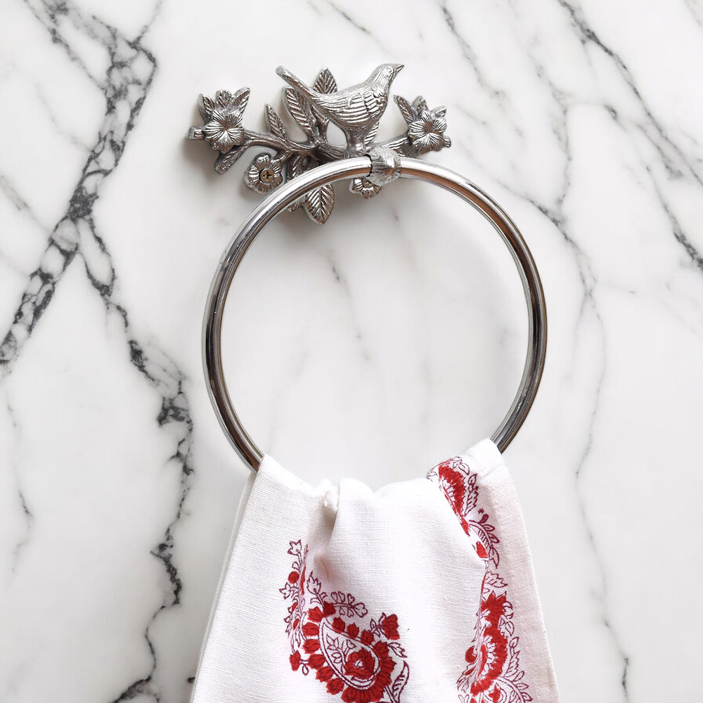 Ornate towel ring sale