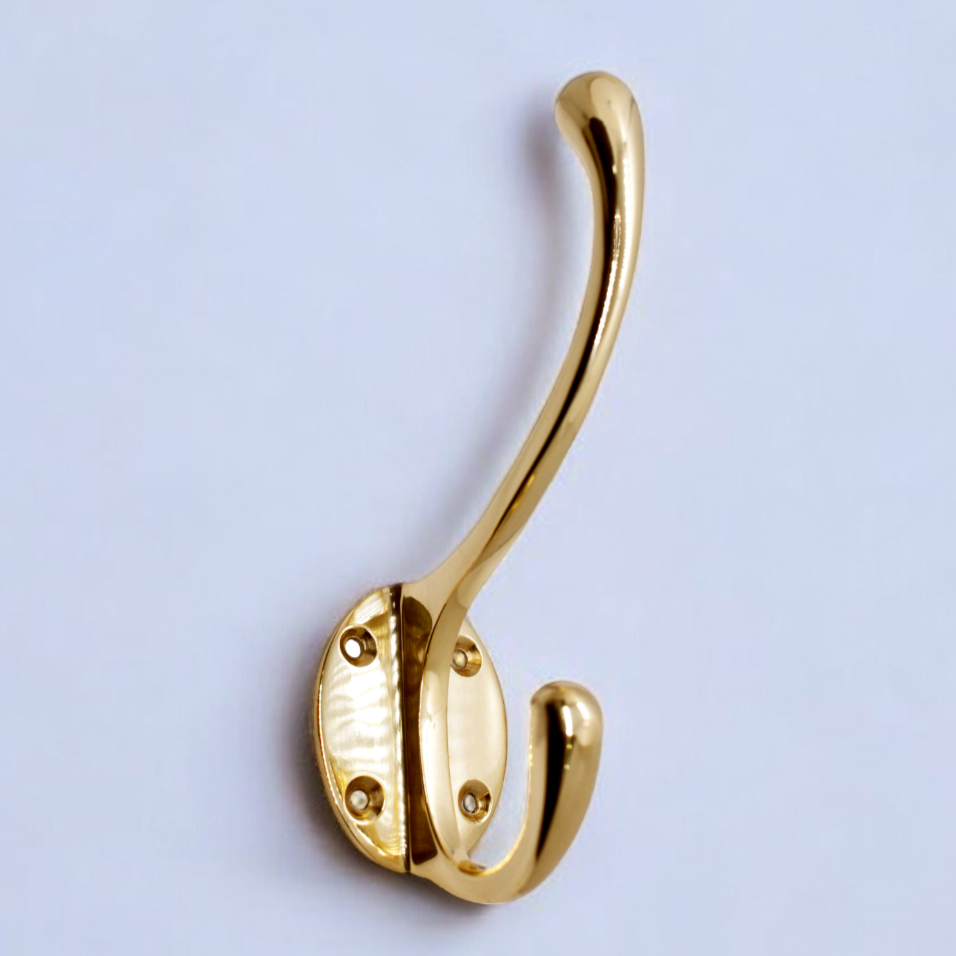 Brass Polished Classic Hook