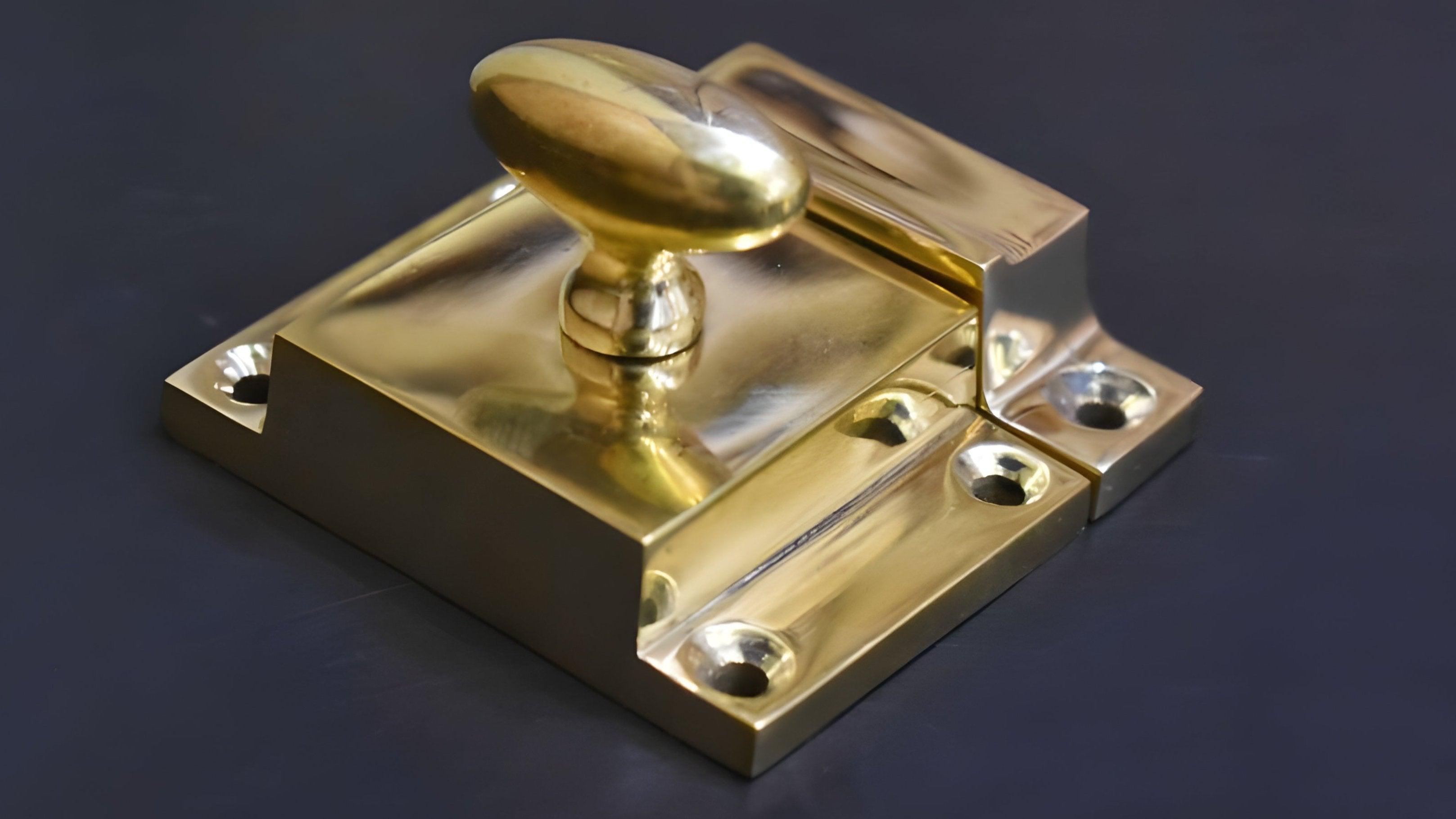 Cabinet Latch - Unlacquered Brass Polished - Stylentdecor