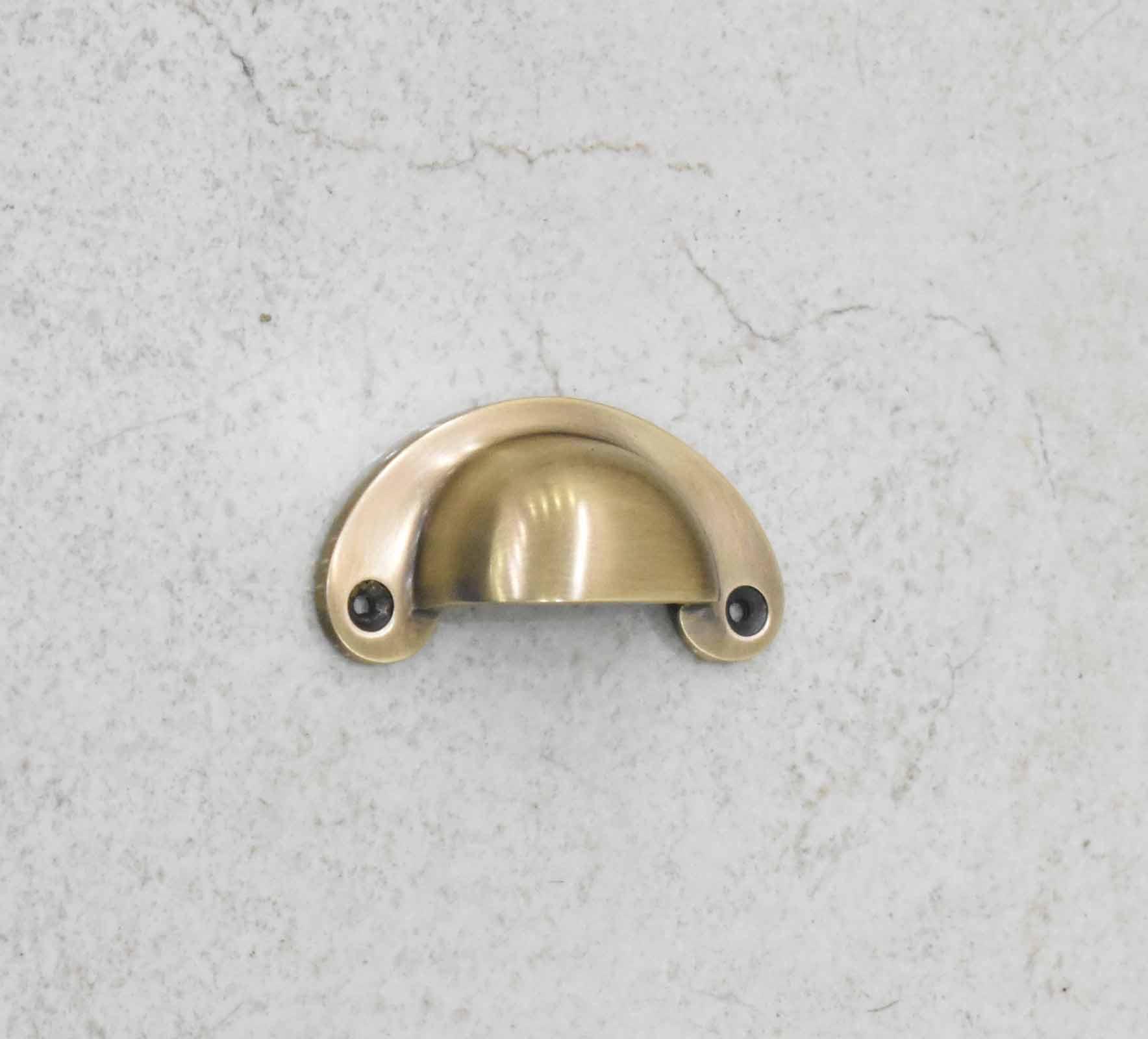 Victorian Bin Pulls - Antique Brass - Stylentdecor