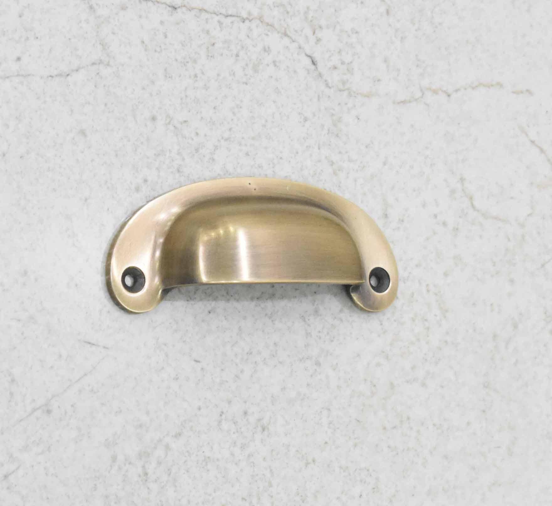 Victorian Bin Pulls - Antique Brass - Stylentdecor