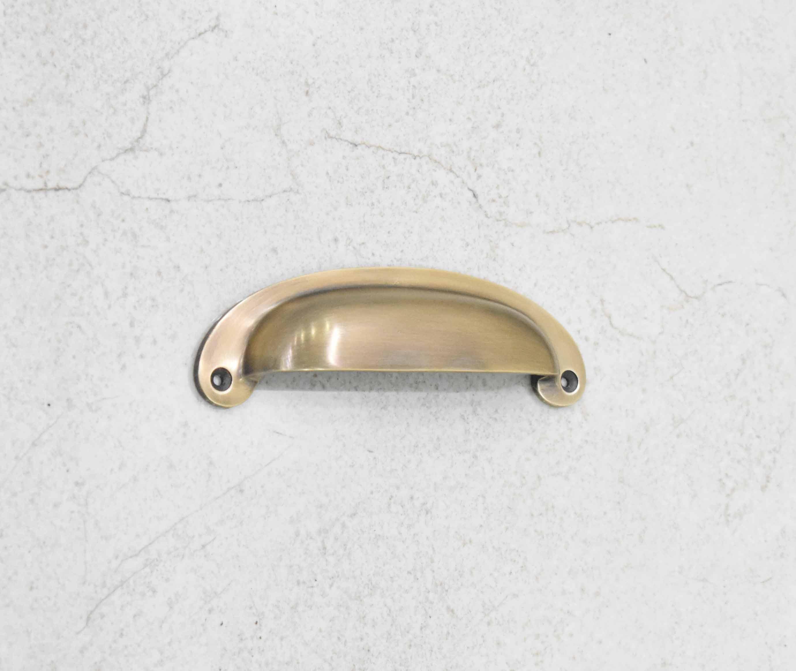 Victorian Bin Pulls - Antique Brass - Stylentdecor