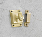 Brass Brushed Cabinet Latch