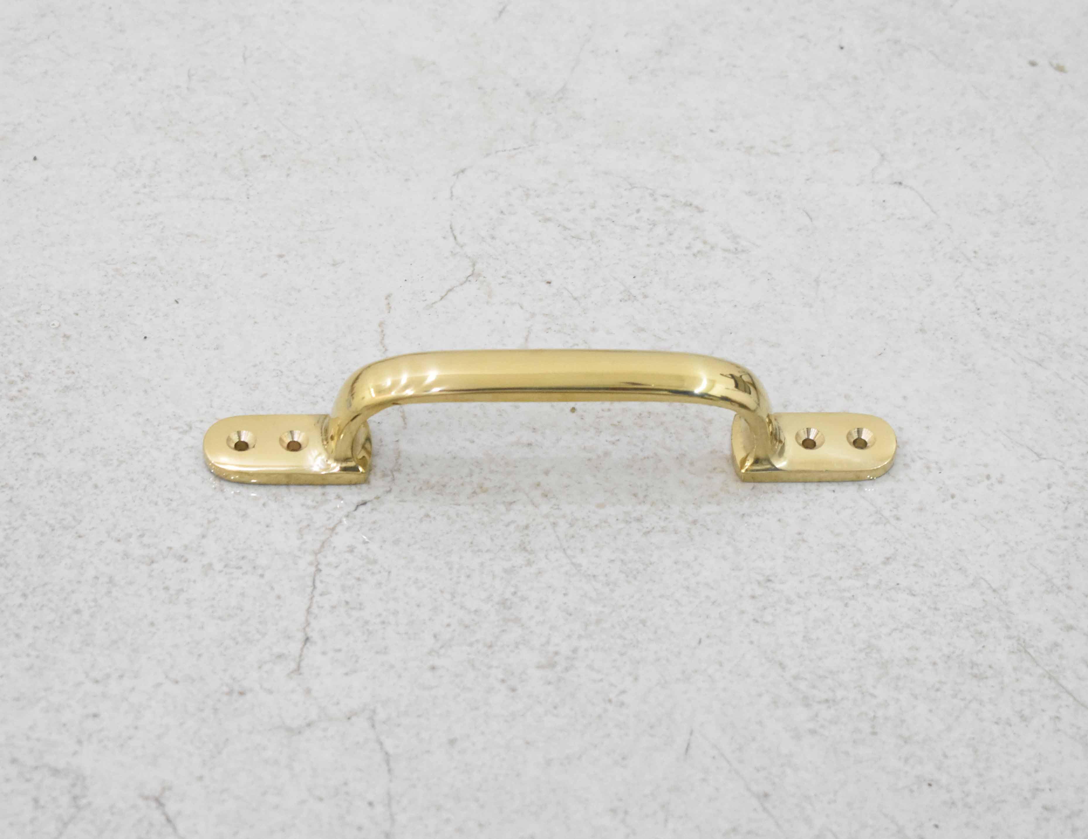 Large Hamridge Pull - Unlacquered Brass Polished - Stylentdecor