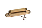 Brass Brushed Cabinet Pulls with Backplate