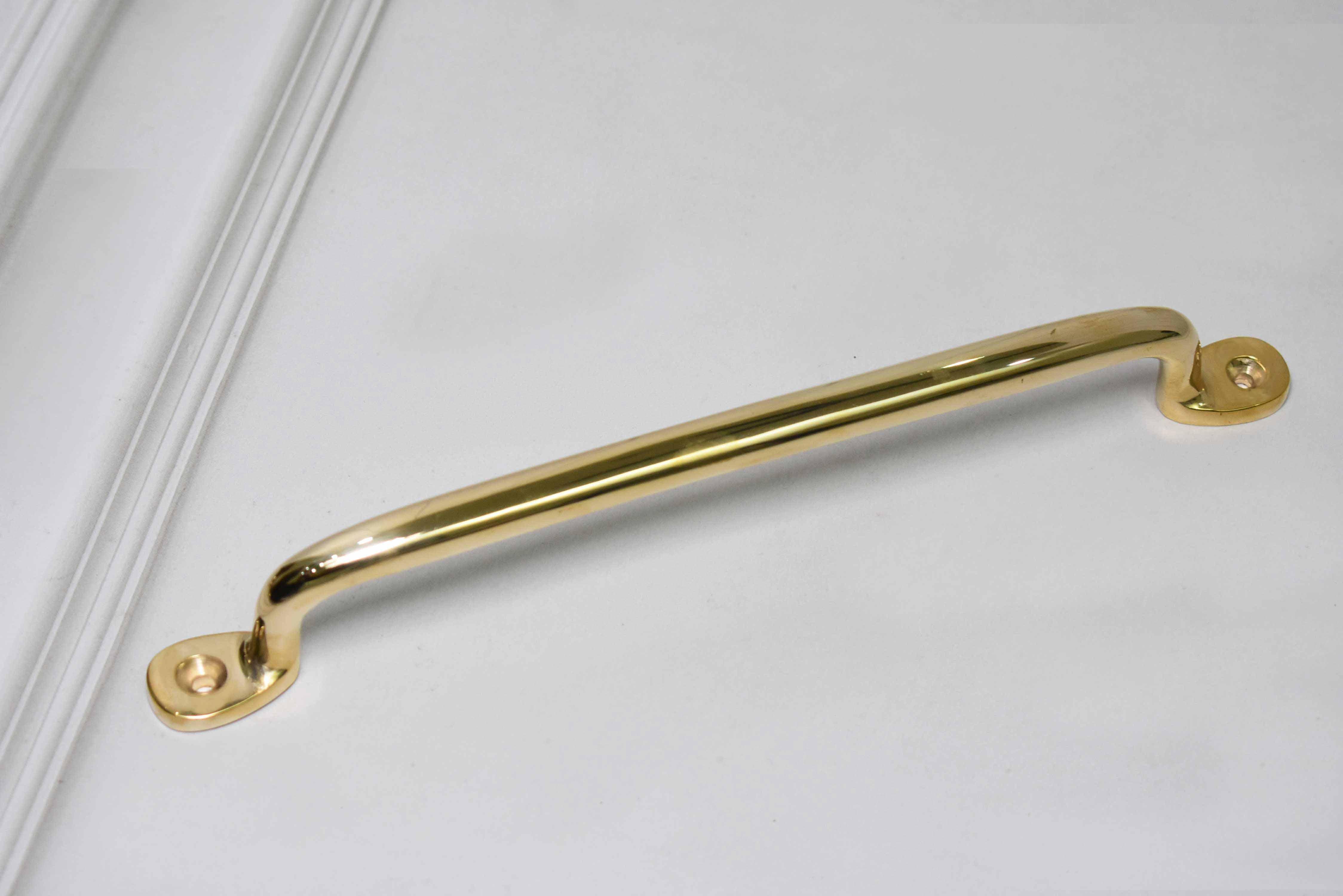 Serene Cabinet Pulls - Unlacquered Brass Polished - Stylentdecor