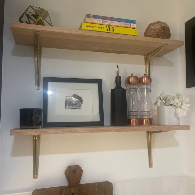 Brass Shelf Bracket