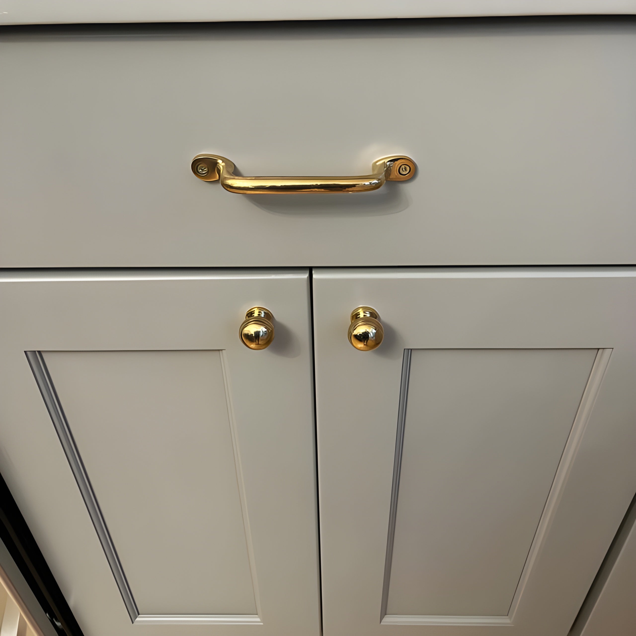 Brass Unlacquered Cabinet Knob